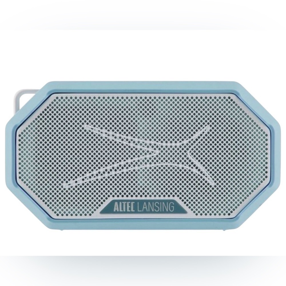 Blue Portable Bluetooth Altec Lansing HydraMini 2.0 Wireless Portable Speaker